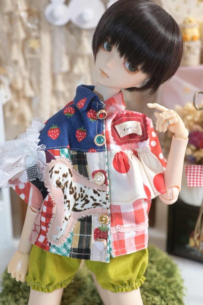 おてんばだね!わんこシャツ𖤐 ̖́-