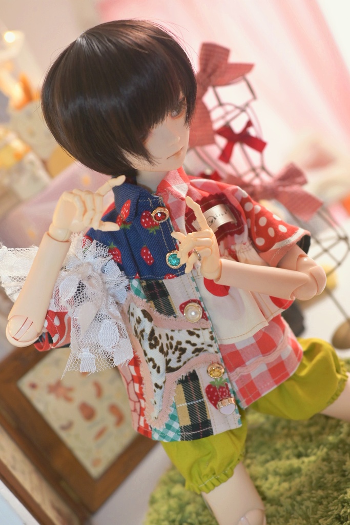 おてんばだね!わんこシャツ𖤐 ̖́-