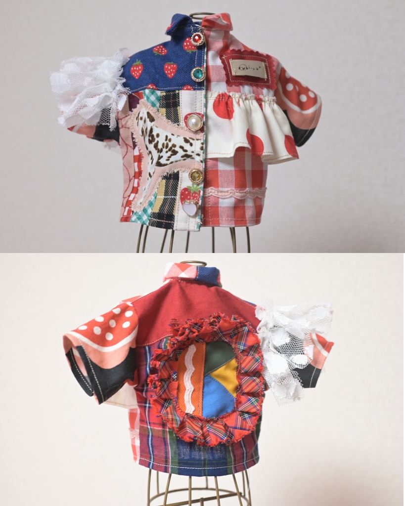 おてんばだね!わんこシャツ𖤐 ̖́-