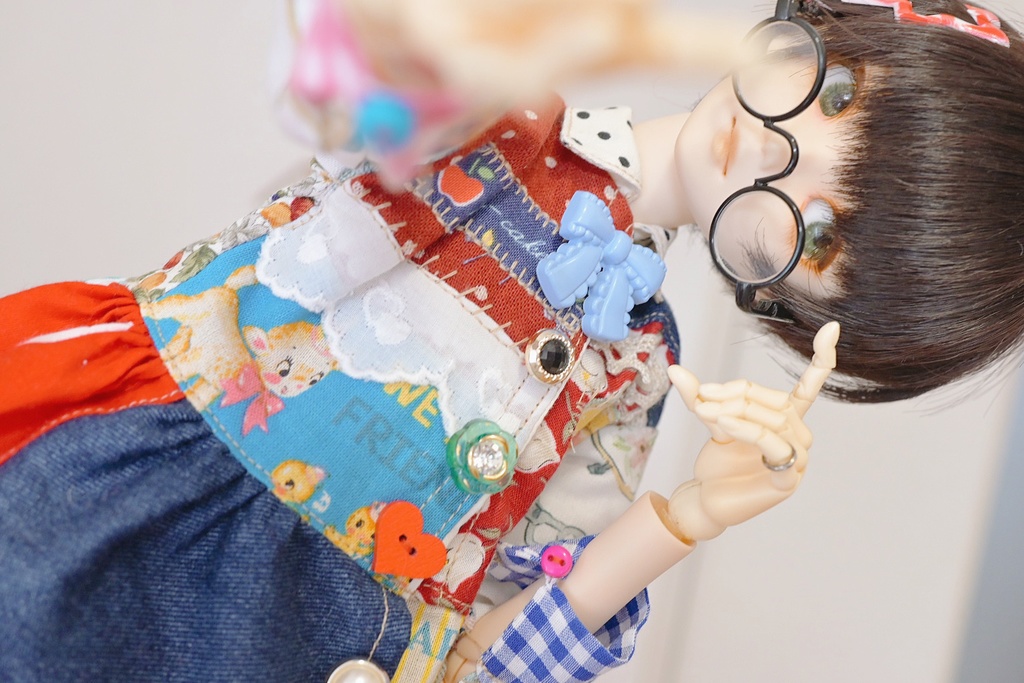 レトロpop✳︎パッチワークワンピ♩