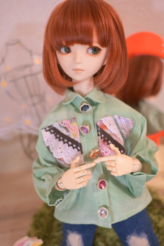 レースいっぱいポケットシャツ✳︎