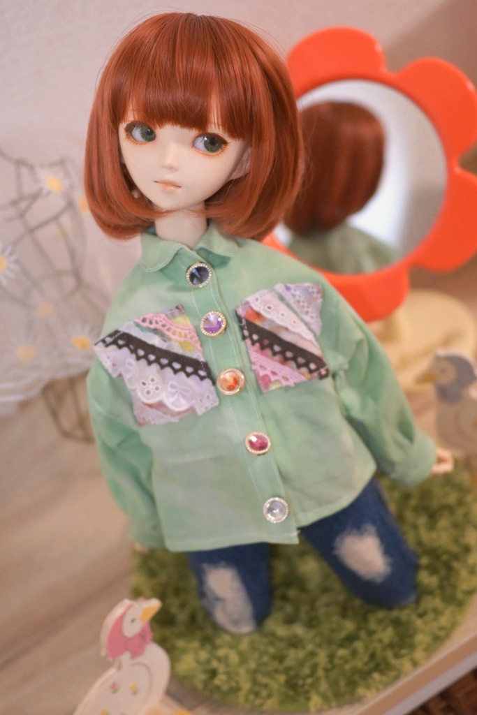 レースいっぱいポケットシャツ✳︎