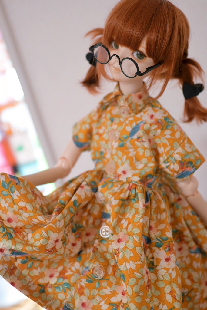 可愛さ360度🌏!! ギャザーシャツワンピ♩