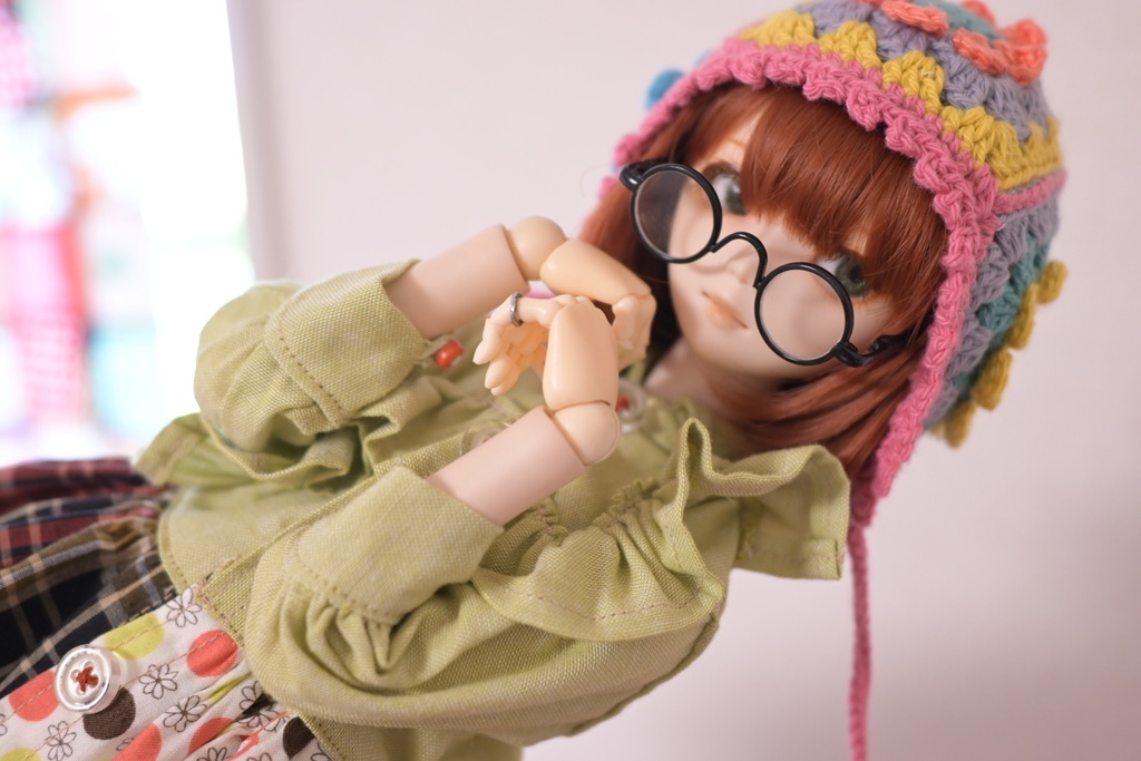 可愛さ急上昇↗️✳︎ななめフリルの古着風ワンピ