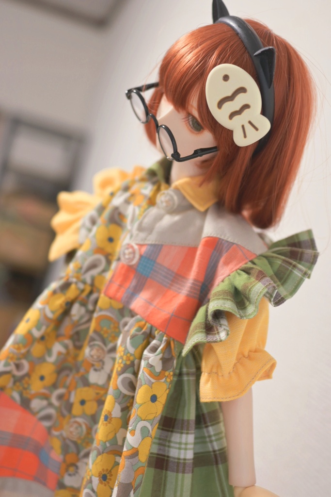 だいじょ〜ぶ☆肩フリル切り替えワンピ〜ス!