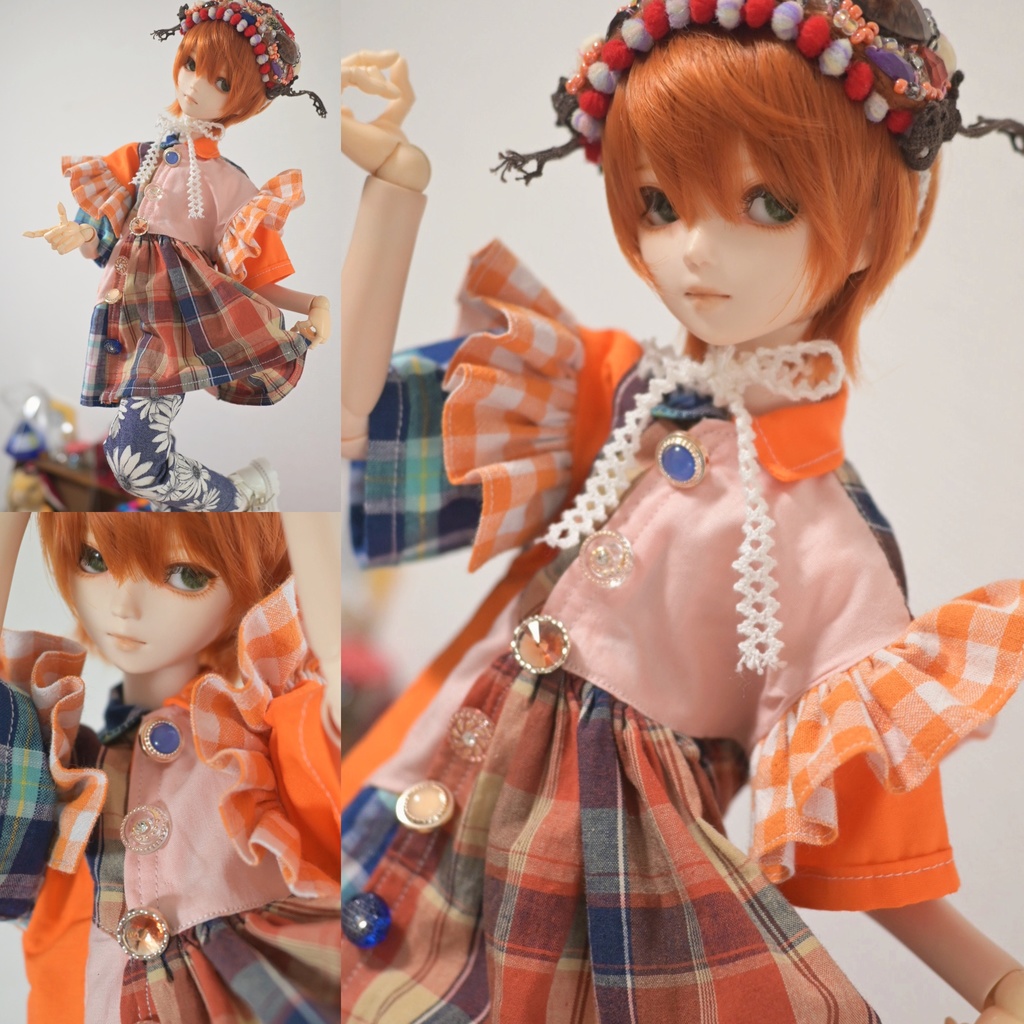 みてみて♩古着風✳︎切り替えチュニック❤︎