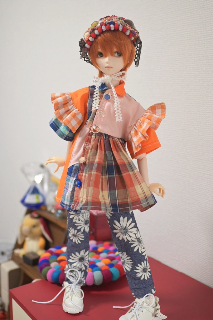 みてみて♩古着風✳︎切り替えチュニック❤︎