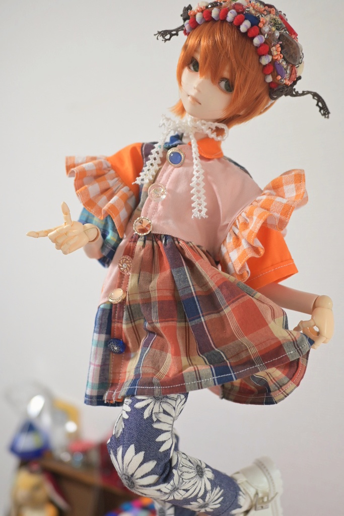 みてみて♩古着風✳︎切り替えチュニック❤︎