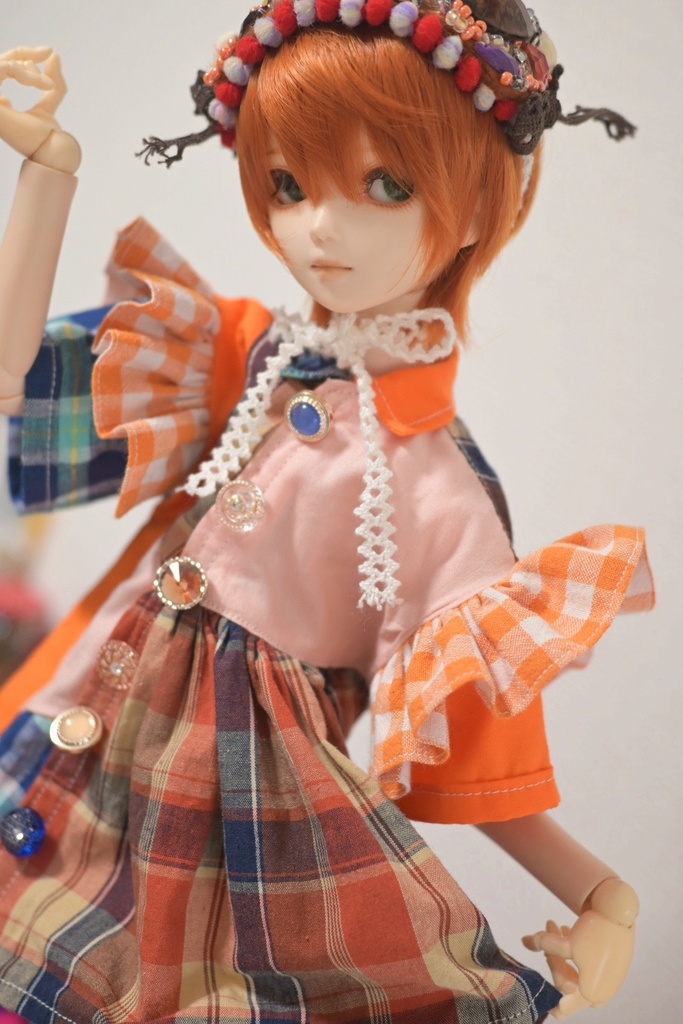 みてみて♩古着風✳︎切り替えチュニック❤︎