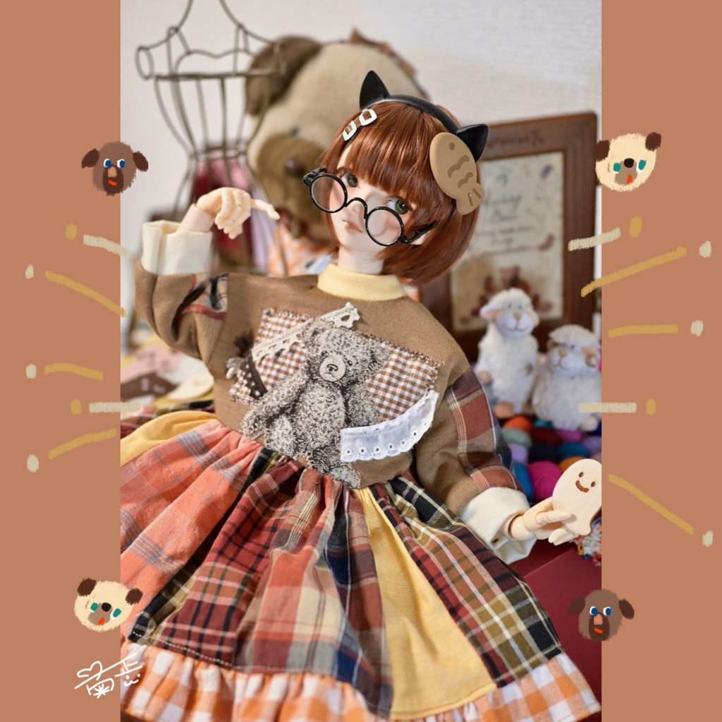 ぎゅーッ☆抱きしめてテディ🧸ワンピ