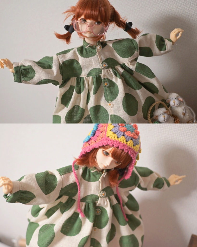 あざとくナチュラル♥ふわふわドットワンピ