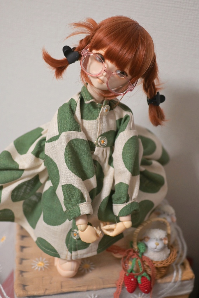 あざとくナチュラル♥ふわふわドットワンピ