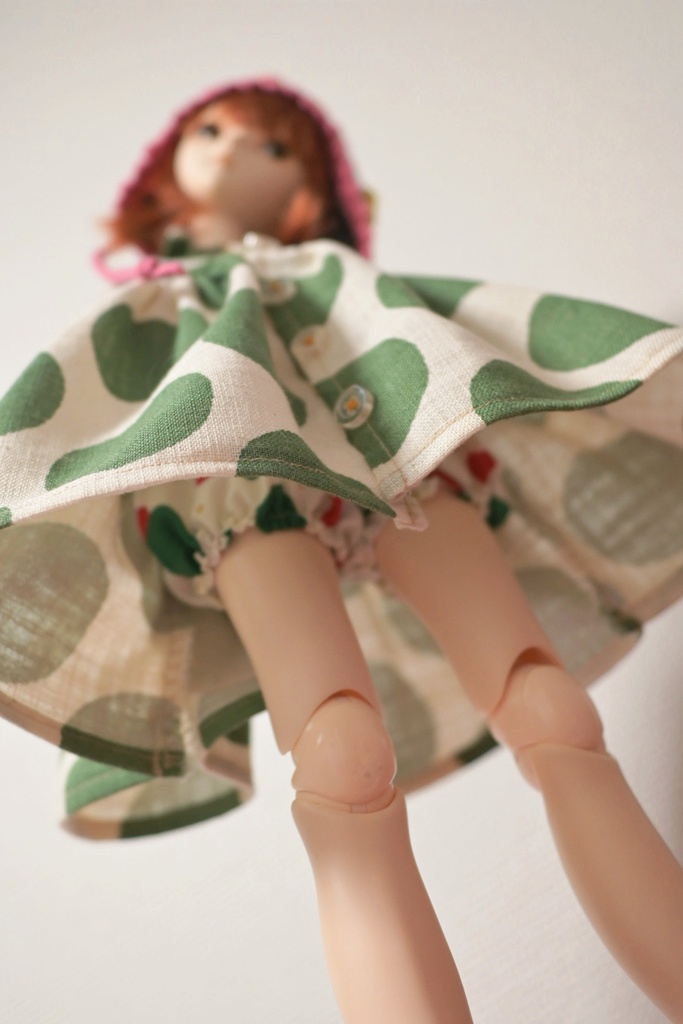 あざとくナチュラル♥ふわふわドットワンピ