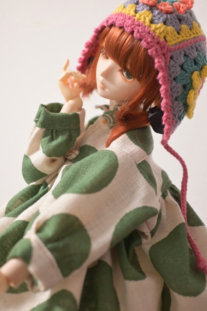 あざとくナチュラル♥ふわふわドットワンピ