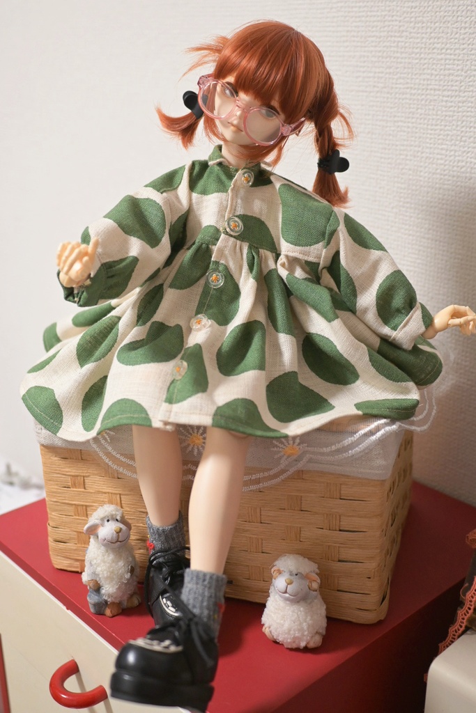 あざとくナチュラル♥ふわふわドットワンピ