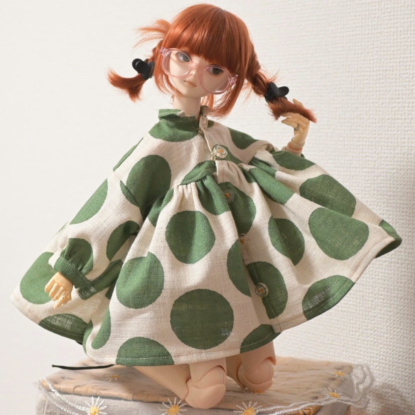 あざとくナチュラル♥ふわふわドットワンピ