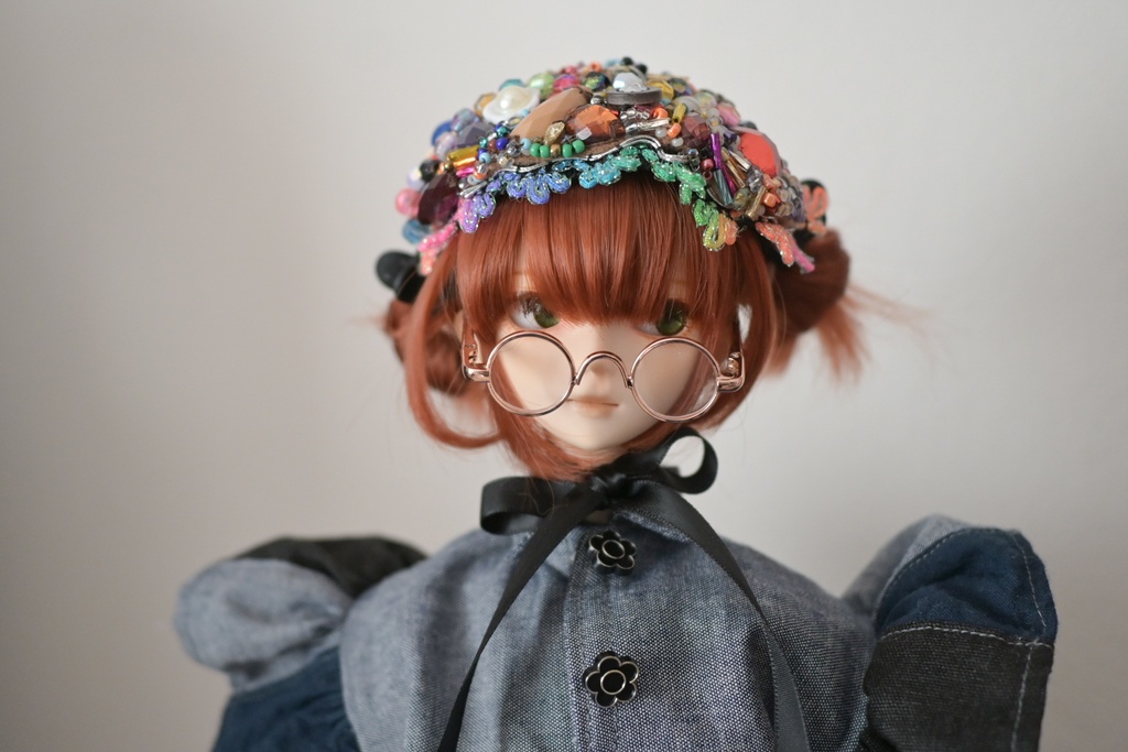 煌めき独り占め⟡˚.⋆ビジュー刺繍ヘッドドレス