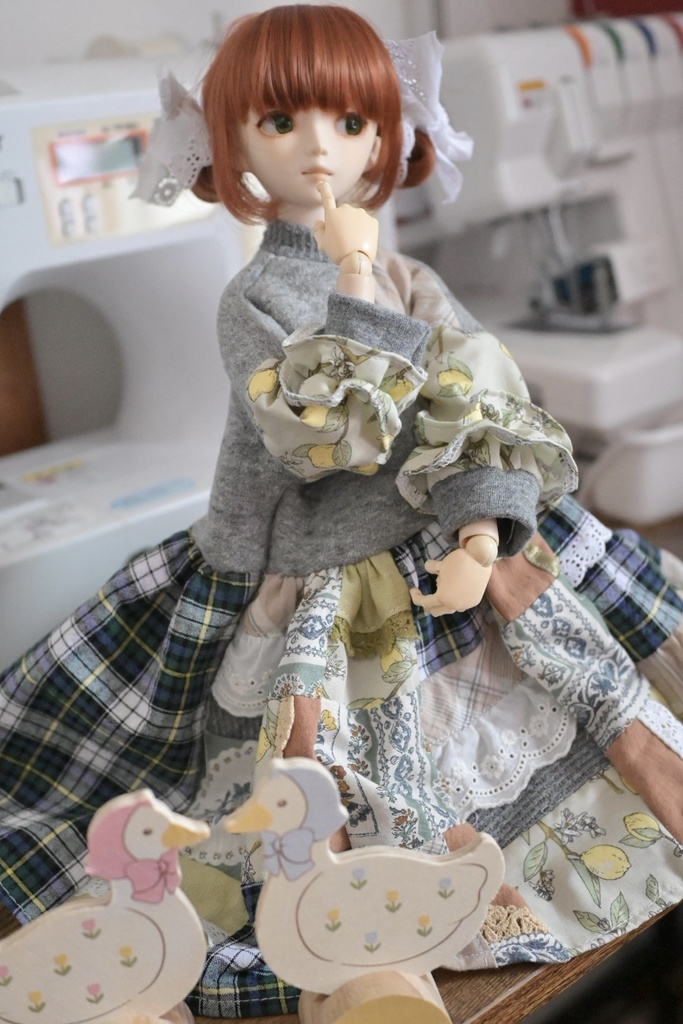 森ガール風🌳パッチワークわんぴーす✌🏼っ！