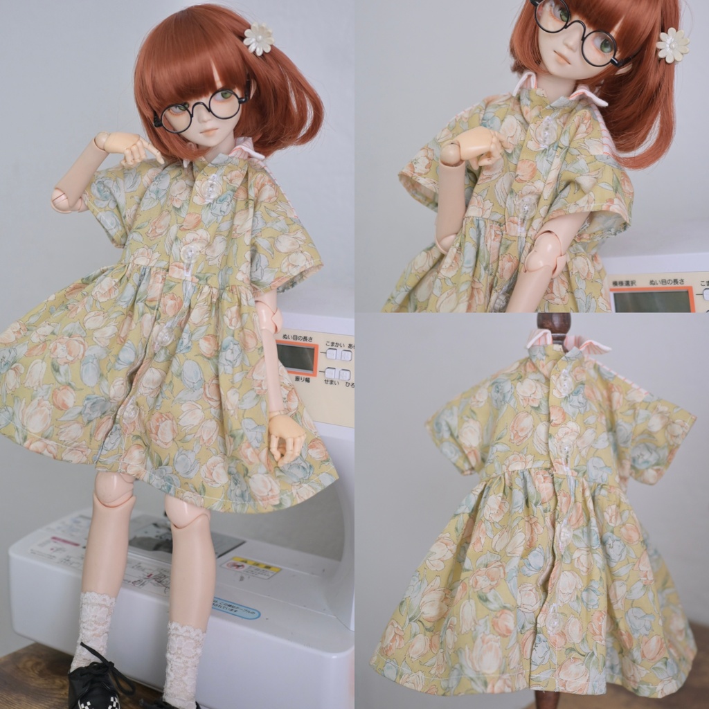 花柄に夢中♡わんぴ〜す！