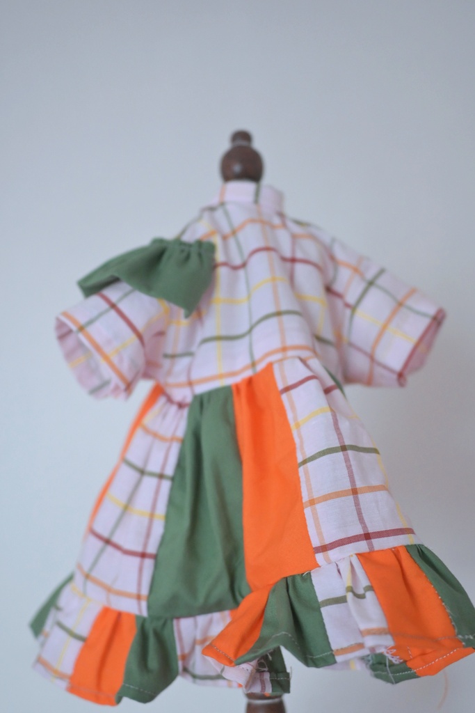 ビビッと!!ぱっち☆ワンピ♩orange×green