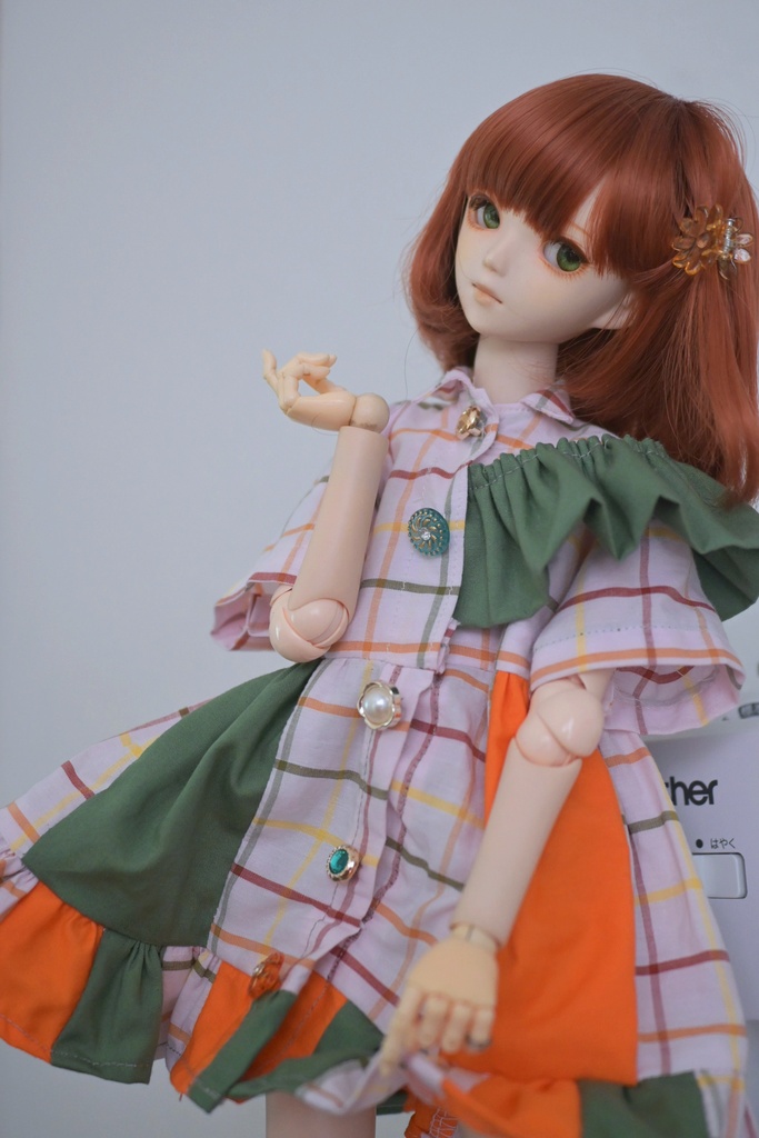 ビビッと!!ぱっち☆ワンピ♩orange×green