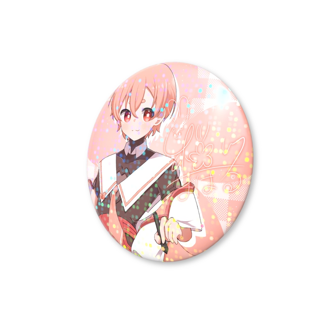 桜川真春缶バッチ