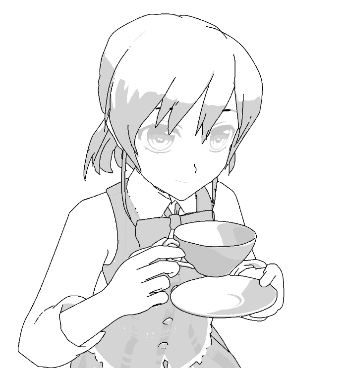 【CLIP STUDIO対応】ティーカップセット3D素材 - 01