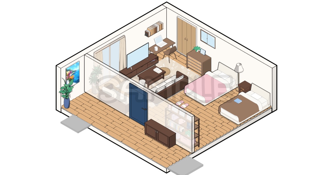 かわいくて使いやすい「箱庭風」インテリア素材集