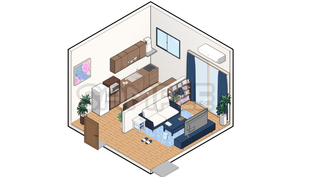 かわいくて使いやすい「箱庭風」インテリア素材集