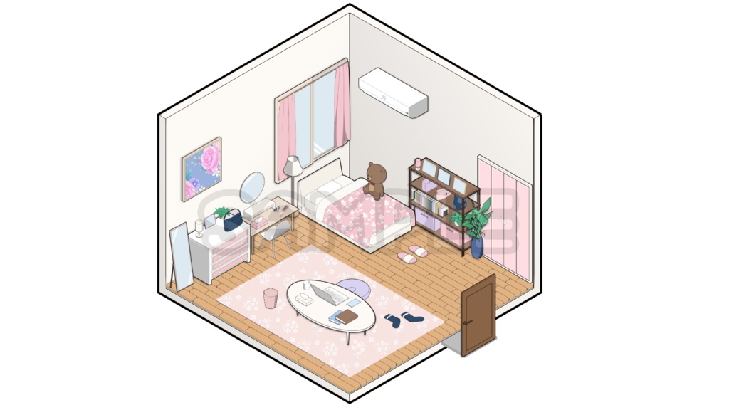 かわいくて使いやすい「箱庭風」インテリア素材集