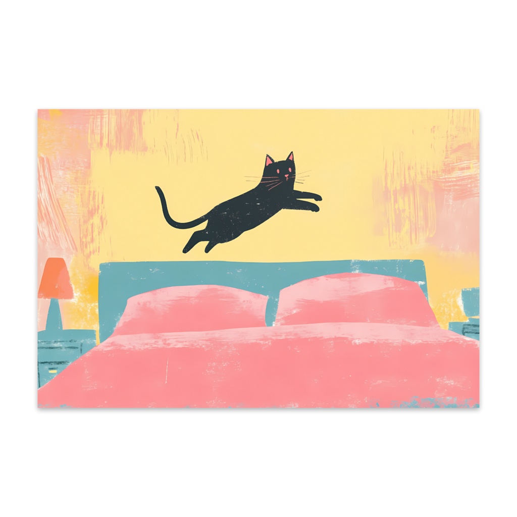 My Bed? Her Trampoline