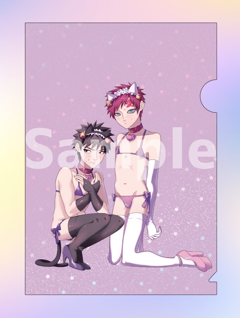 カン我女装クリアファイル