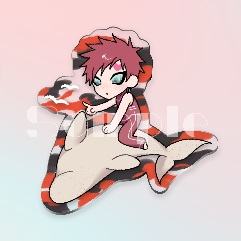 我愛羅水着アクキー