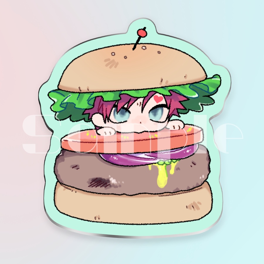 我愛羅ハンバーガーアクキー