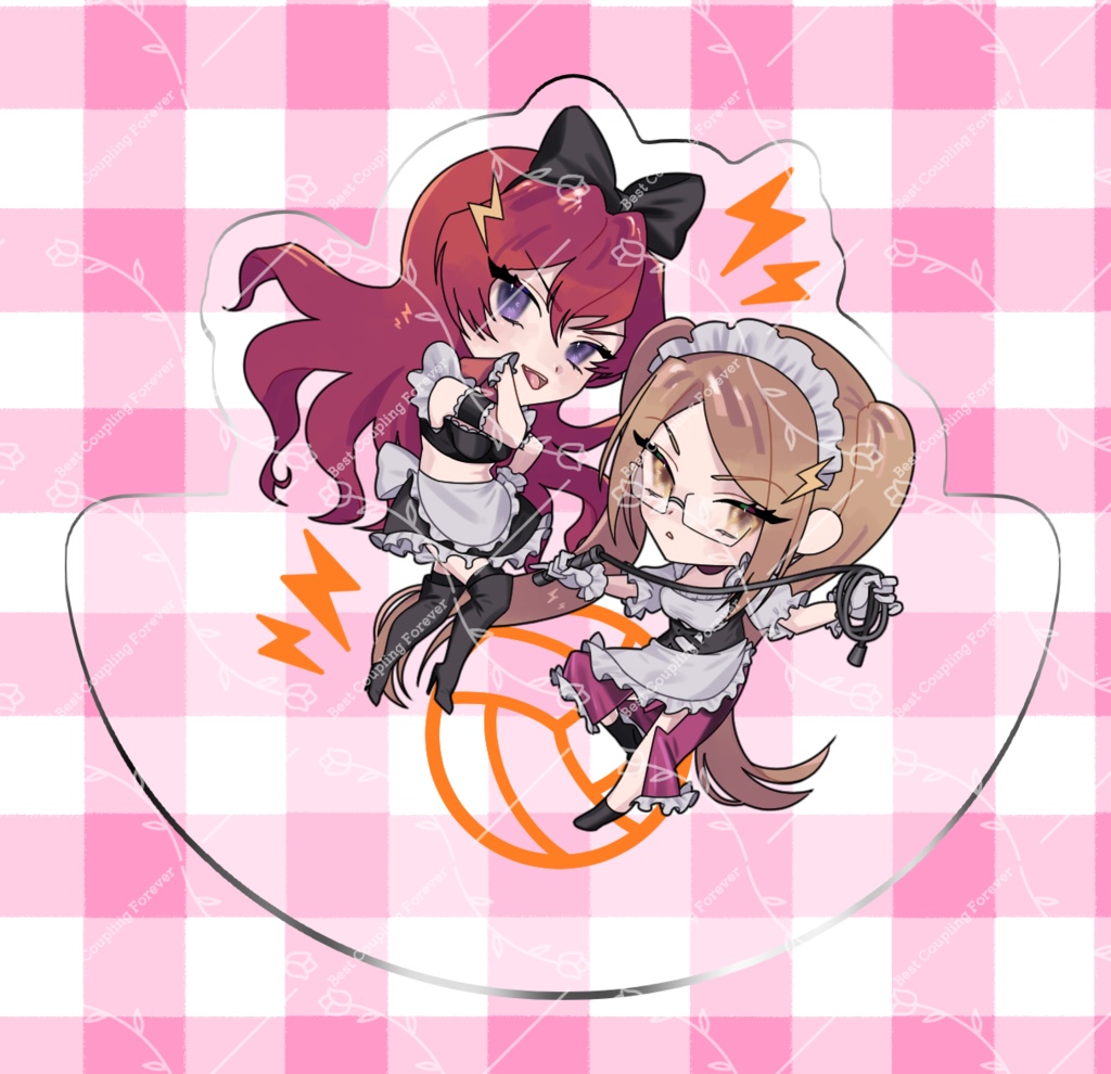 沙夜&朱莉ゆらゆらアクリルブロック