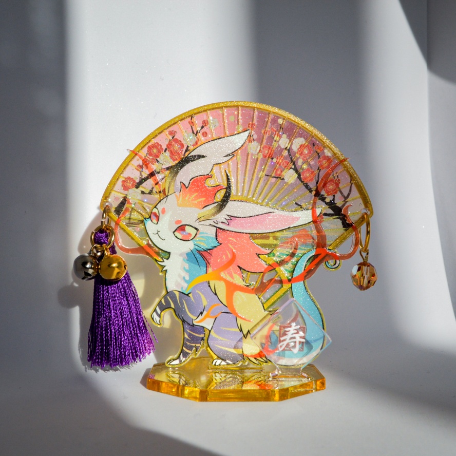 寿◆お守りアクリルフィギュア