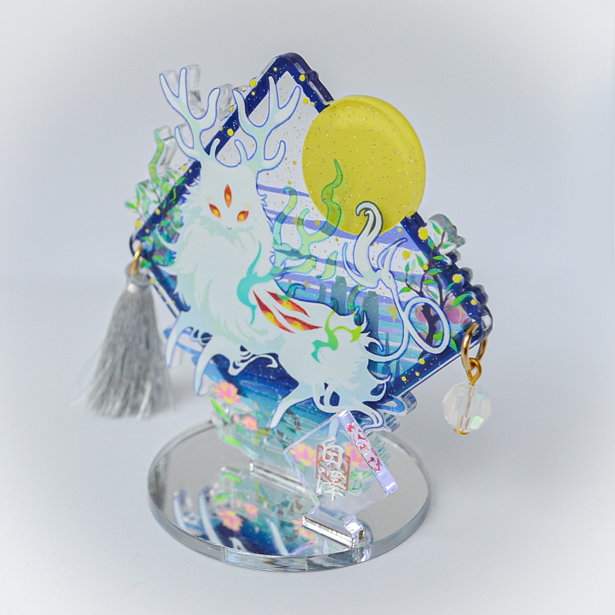 白澤◆お守りアクリルフィギュア