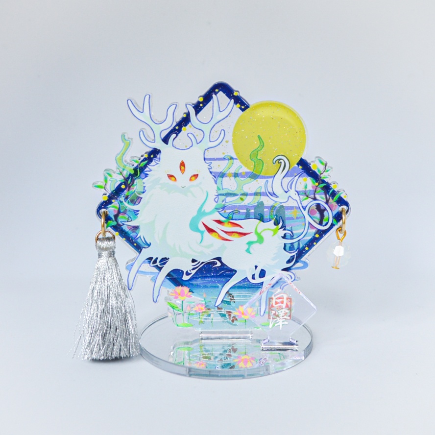 白澤◆お守りアクリルフィギュア