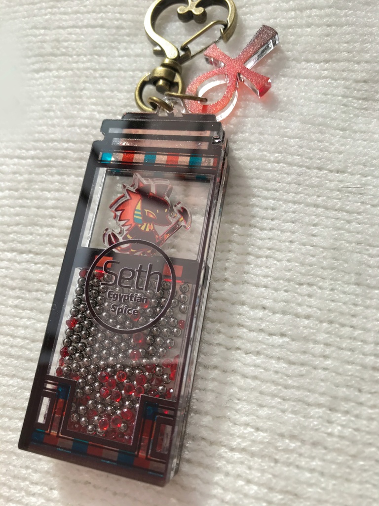エジプト神×スパイス風◆三層アクリルキーホルダー