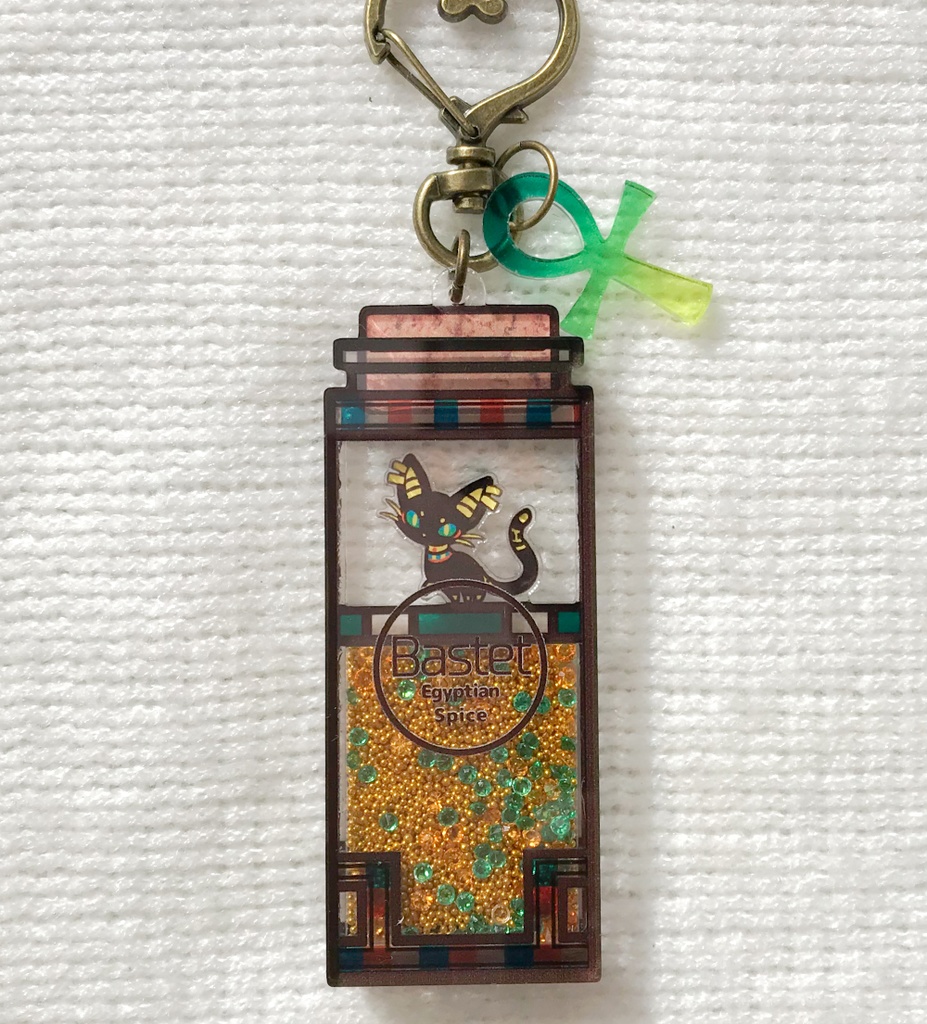 エジプト神×スパイス風◆三層アクリルキーホルダー