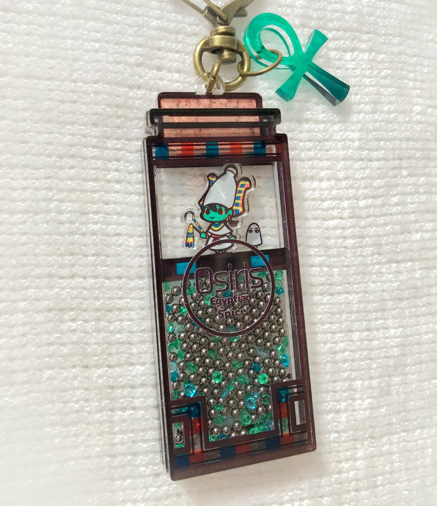 エジプト神×スパイス風◆三層アクリルキーホルダー
