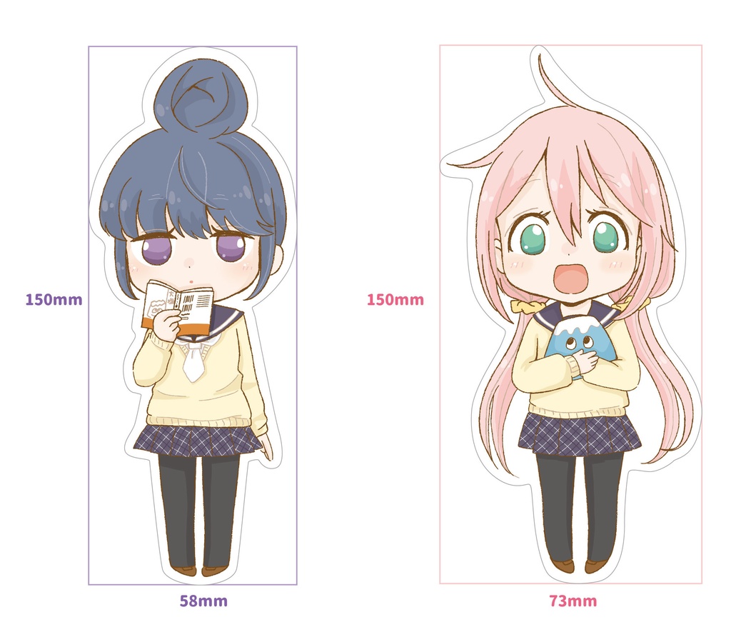 ゆるキャン ステッカー