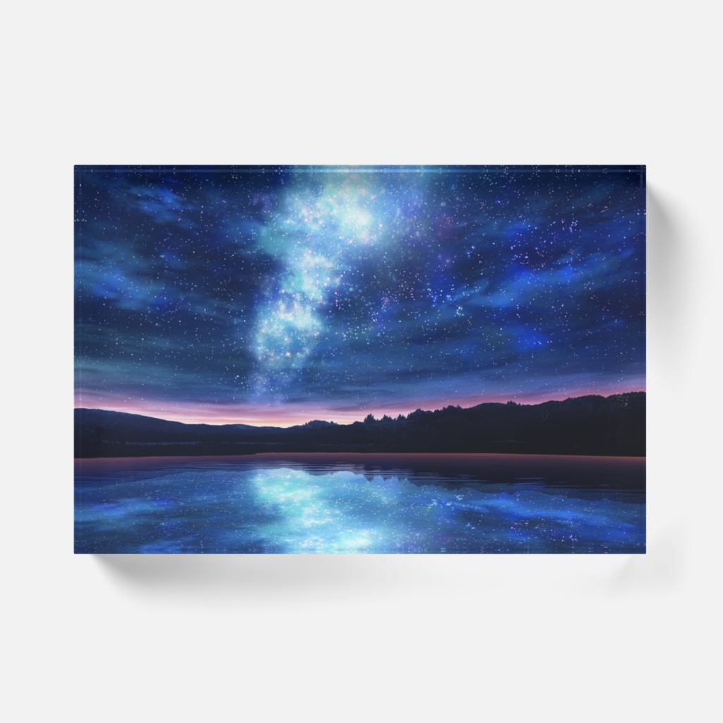 星空 アクリルブロック