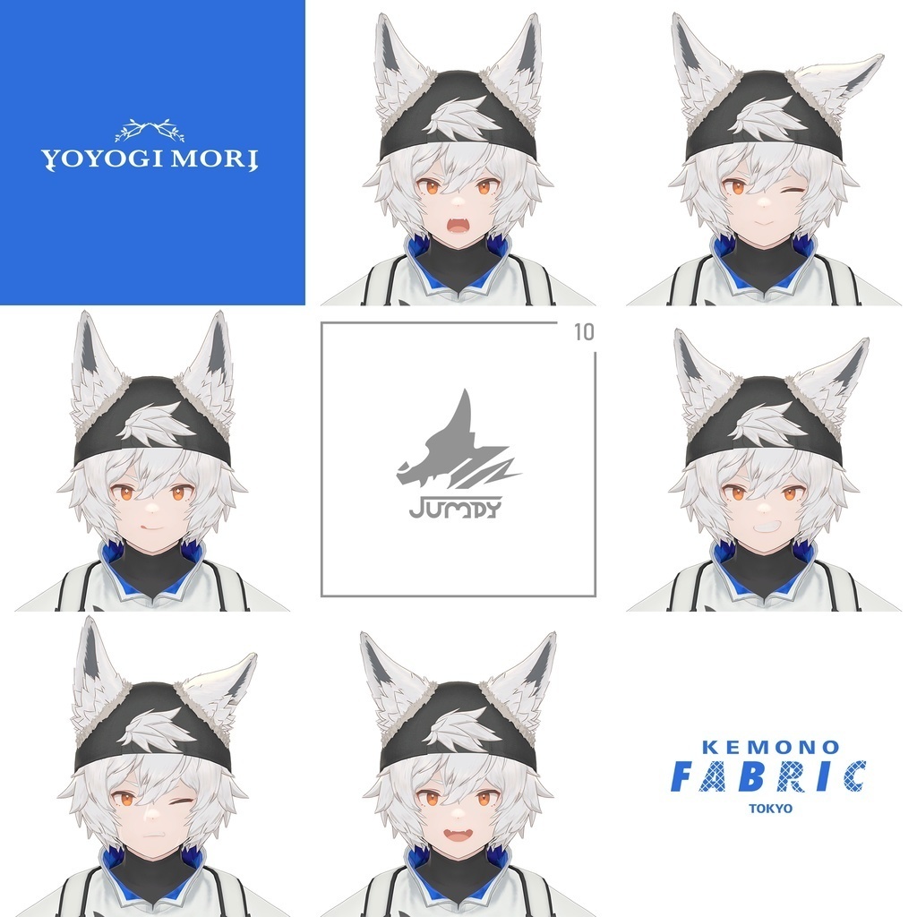 【VRC / VRM 対応3Dモデル】JUMPY ver1.00