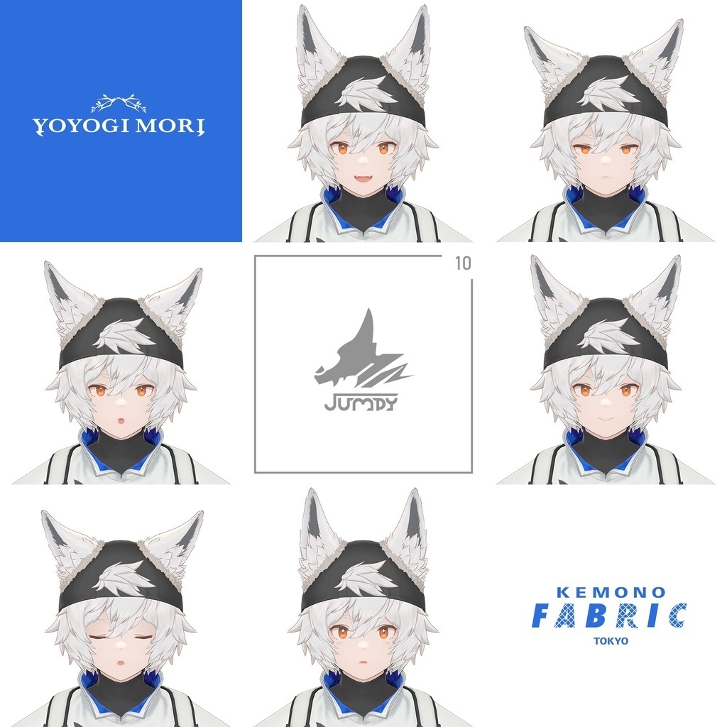 【VRC / VRM 対応3Dモデル】JUMPY ver1.00