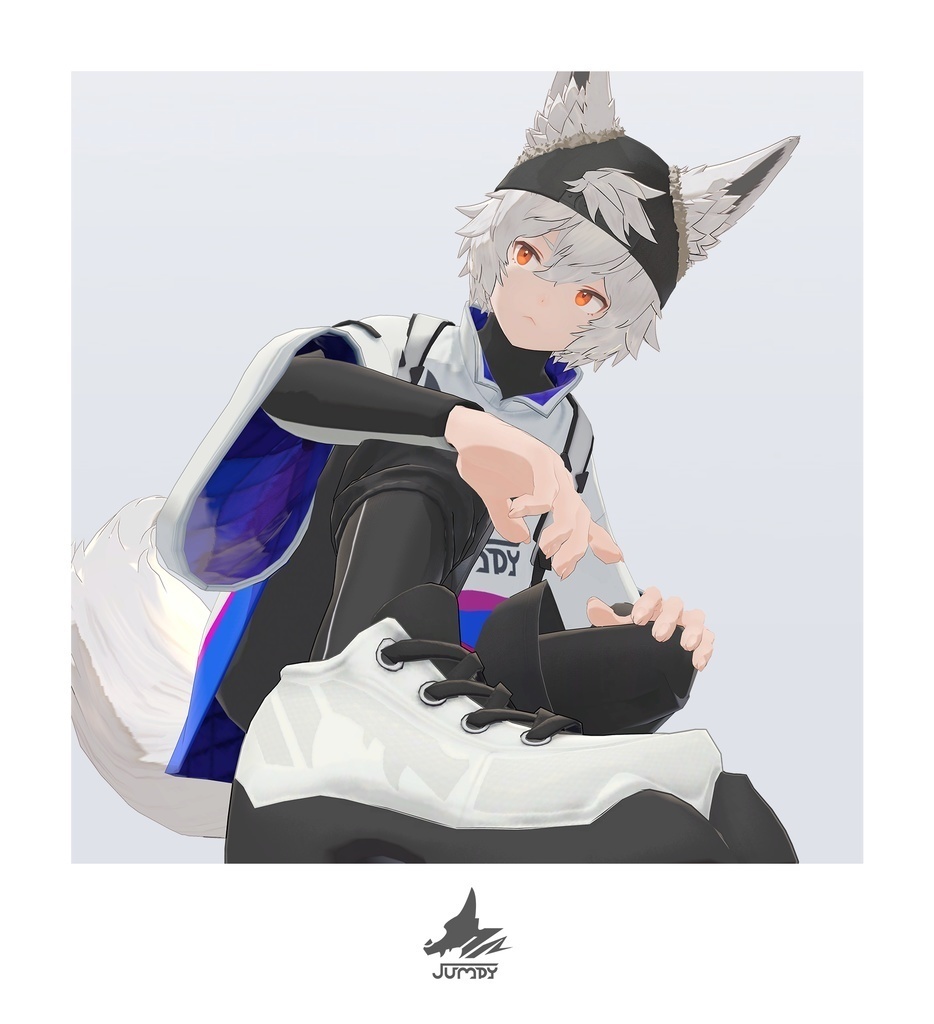 【VRC / VRM 対応3Dモデル】JUMPY ver1.00