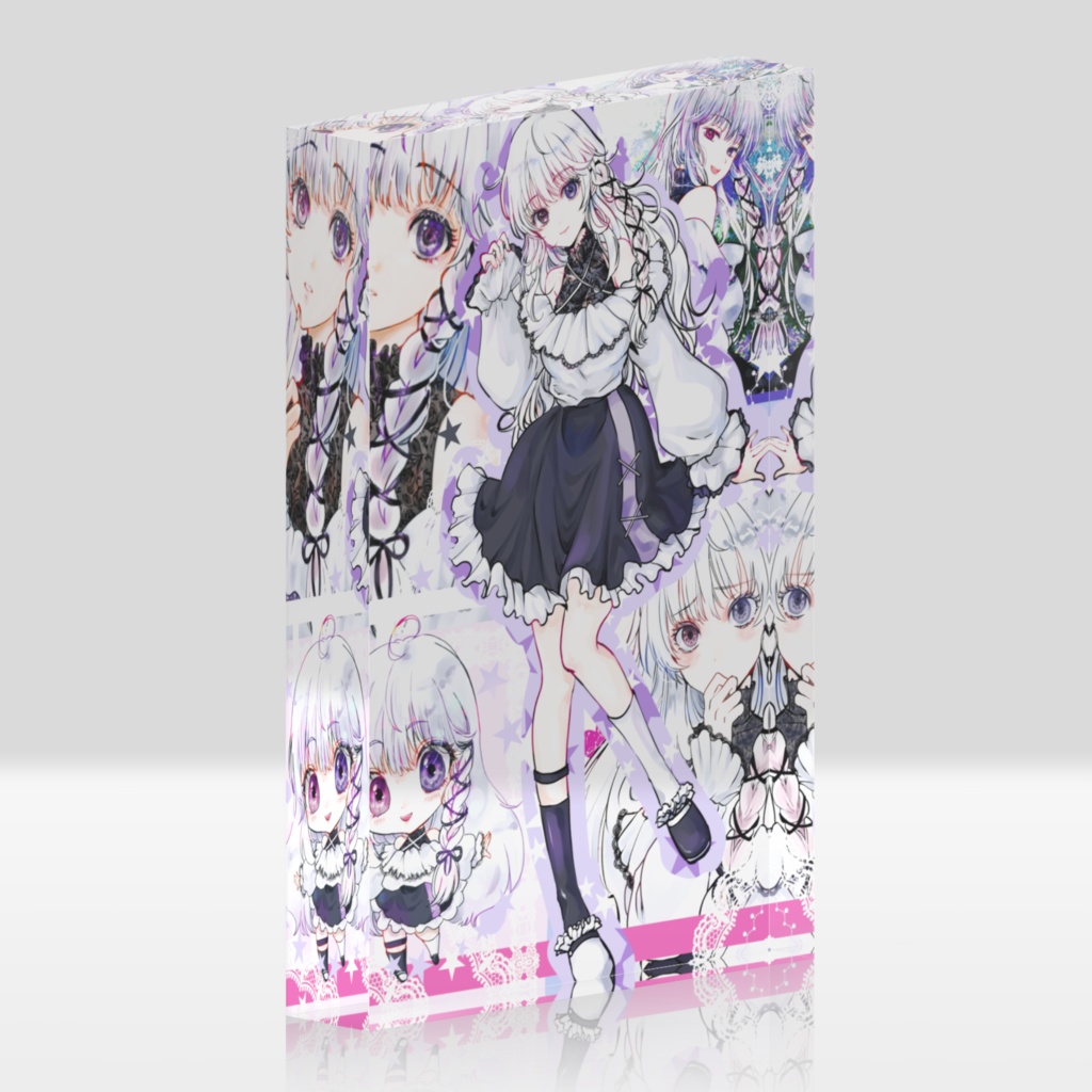 イラスト5点アクリルブロック 亜神柚羽