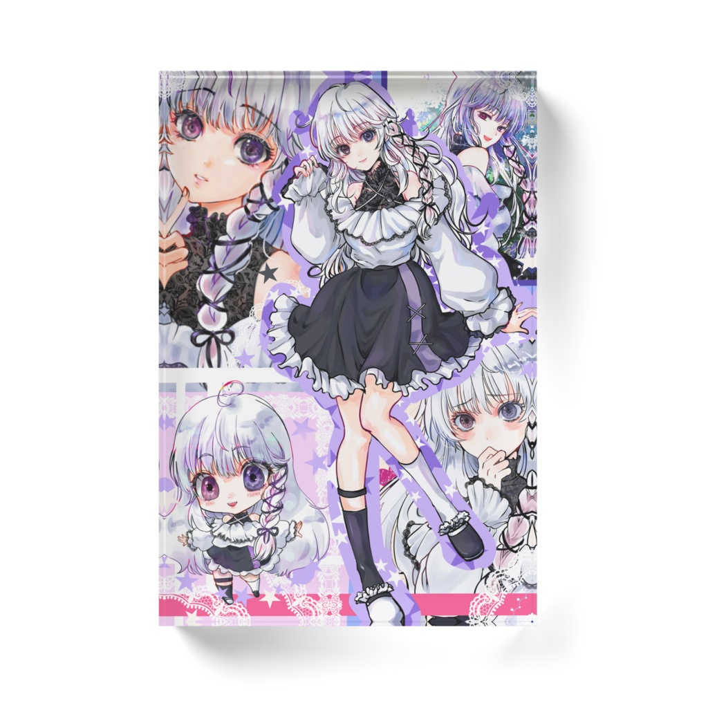 イラスト5点アクリルブロック 亜神柚羽