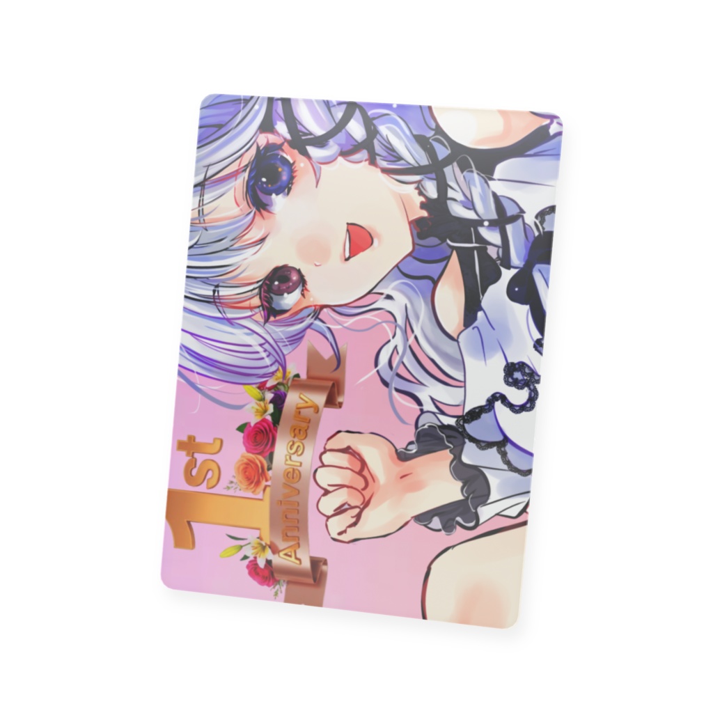 1周年プラスチックトレカ