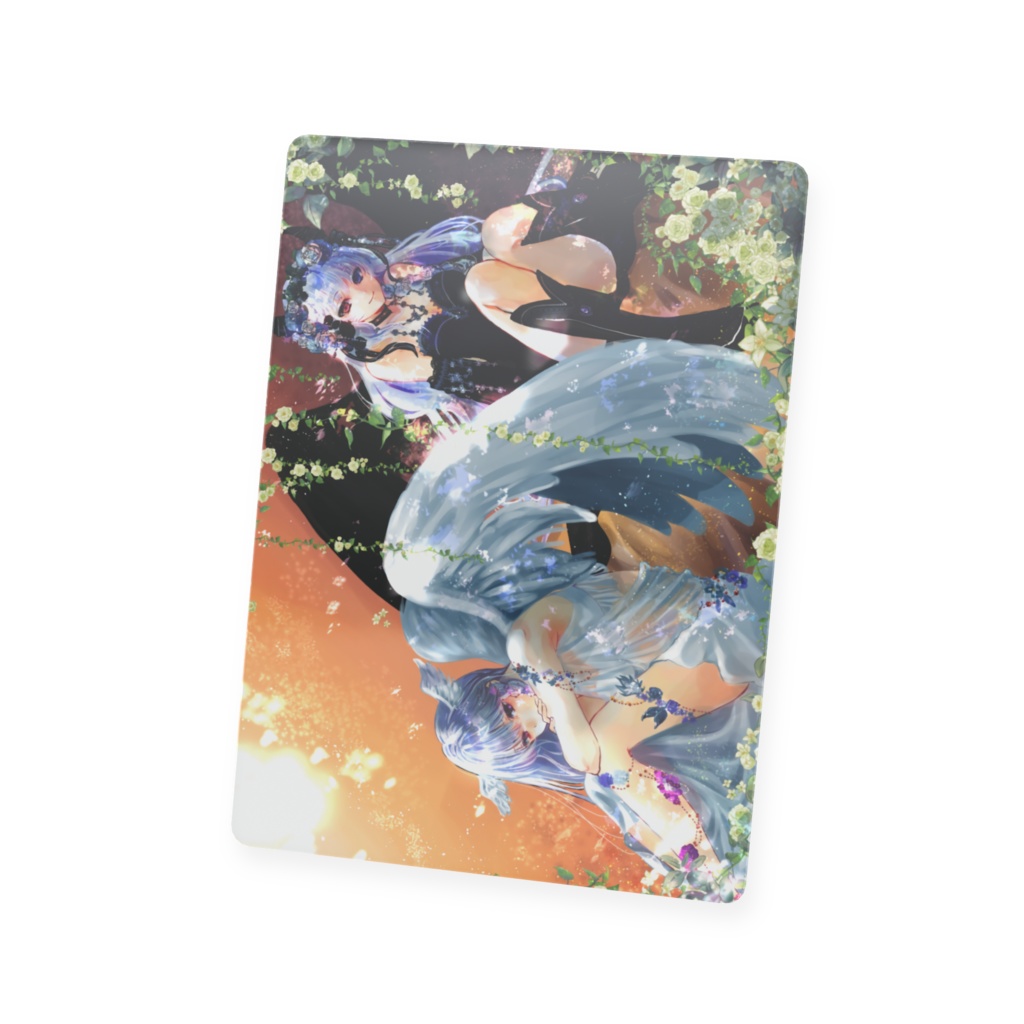 New!!天使と悪魔プラスチックトレカ